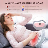 Period Heating Pad - Women Period Pain Cramp Relief Belt - portable Menstrual Heating Pad, Heated Belly Belt For Menstrual Cramp Relief With 3 Heat Levels And 4 Modes, Electric Belt Massage For Women And Girls – Electric Massager Machine For Women