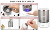 3 In 1 Electric Makeup Brush Cleaner Machine | Automatic MakeUp Brush Holder Cleaner Machine