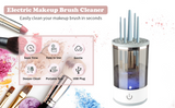 3 In 1 Electric Makeup Brush Cleaner Machine | Automatic MakeUp Brush Holder Cleaner Machine
