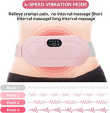Period Heating Pad - Women Period Pain Cramp Relief Belt - portable Menstrual Heating Pad, Heated Belly Belt For Menstrual Cramp Relief With 3 Heat Levels And 4 Modes, Electric Belt Massage For Women And Girls – Electric Massager Machine For Women