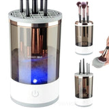 3 In 1 Electric Makeup Brush Cleaner Machine | Automatic MakeUp Brush Holder Cleaner Machine