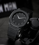 ARABIC BLACK AURA Quartz Watch for Men's - Water-resistant
