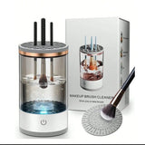 3 In 1 Electric Makeup Brush Cleaner Machine | Automatic MakeUp Brush Holder Cleaner Machine
