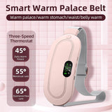 Period Heating Pad - Women Period Pain Cramp Relief Belt - portable Menstrual Heating Pad, Heated Belly Belt For Menstrual Cramp Relief With 3 Heat Levels And 4 Modes, Electric Belt Massage For Women And Girls – Electric Massager Machine For Women