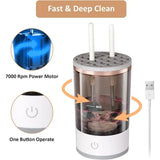 3 In 1 Electric Makeup Brush Cleaner Machine | Automatic MakeUp Brush Holder Cleaner Machine