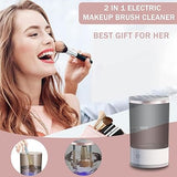 3 In 1 Electric Makeup Brush Cleaner Machine | Automatic MakeUp Brush Holder Cleaner Machine