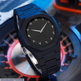 ARABIC BLACK AURA Quartz Watch for Men's - Water-resistant