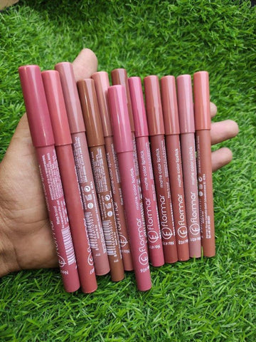 12 Pcs Smudge Proof Lip Pencil